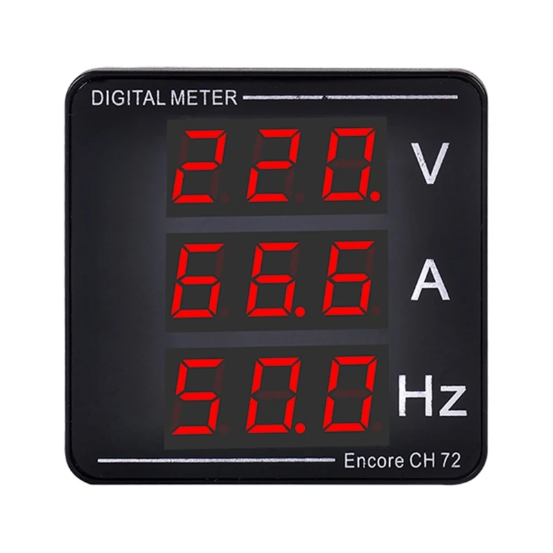 Digital Display Meter Voltmeter Ammeter Frequency Digital Display Current Tester Quick Installation AC50-500V
Digital Display Meter Voltmeter Ammeter Frequency Digital Display Current Tester Quick Installation AC50-500V