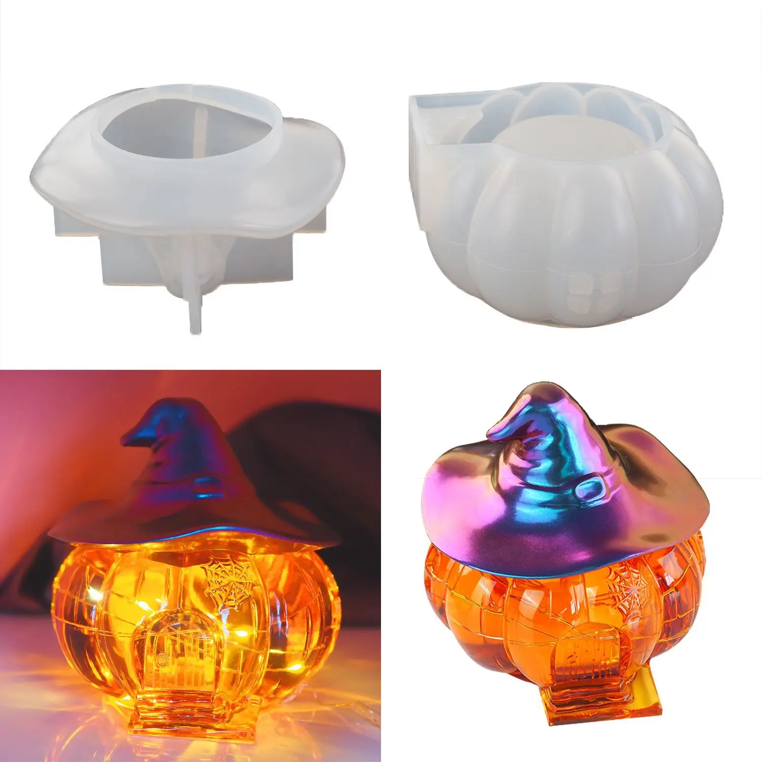 2022 DIY Halloween Witch Pumpkin House Silicone Mold Elf House Storage Box Crystal Epoxy Resin Mold New
2022 DIY Halloween Witch Pumpkin House Silicone Mold Elf House Storage Box Crystal Epoxy Resin Mold New