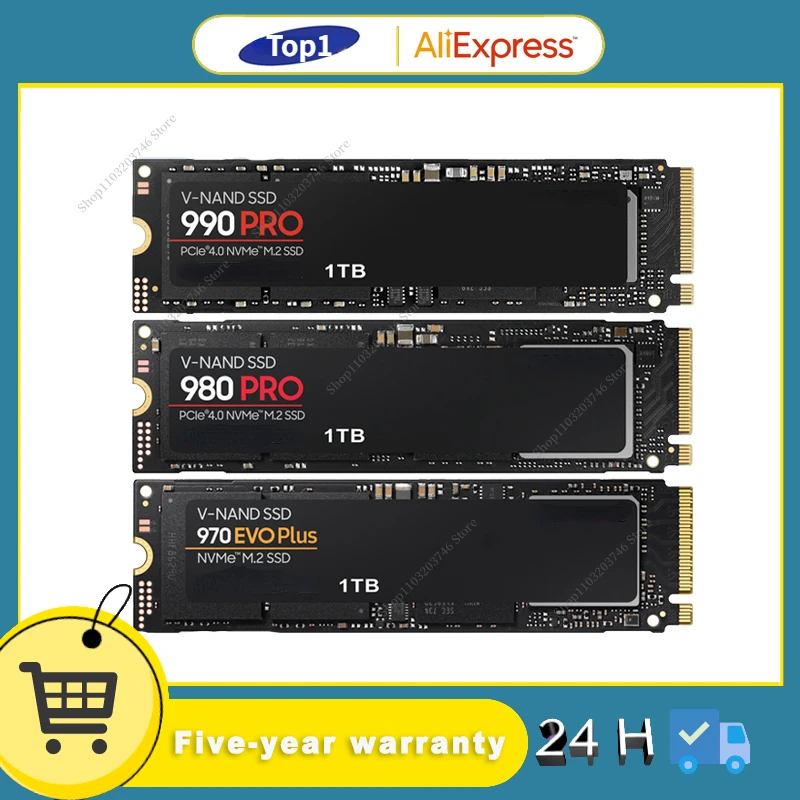 2023 980PRO 990 PRO Original M.2 2280 SSD 1TB 2TB 4TB NVMe PCIe Gen 4.0 x 4 Internal Solid State Drive Laptop Desktop TLC PC PS5
2023 980PRO 990 PRO Original M.2 2280 SSD 1TB 2TB 4TB NVMe PCIe Gen 4.0 x 4 Internal Solid State Drive Laptop Desktop TLC PC PS5