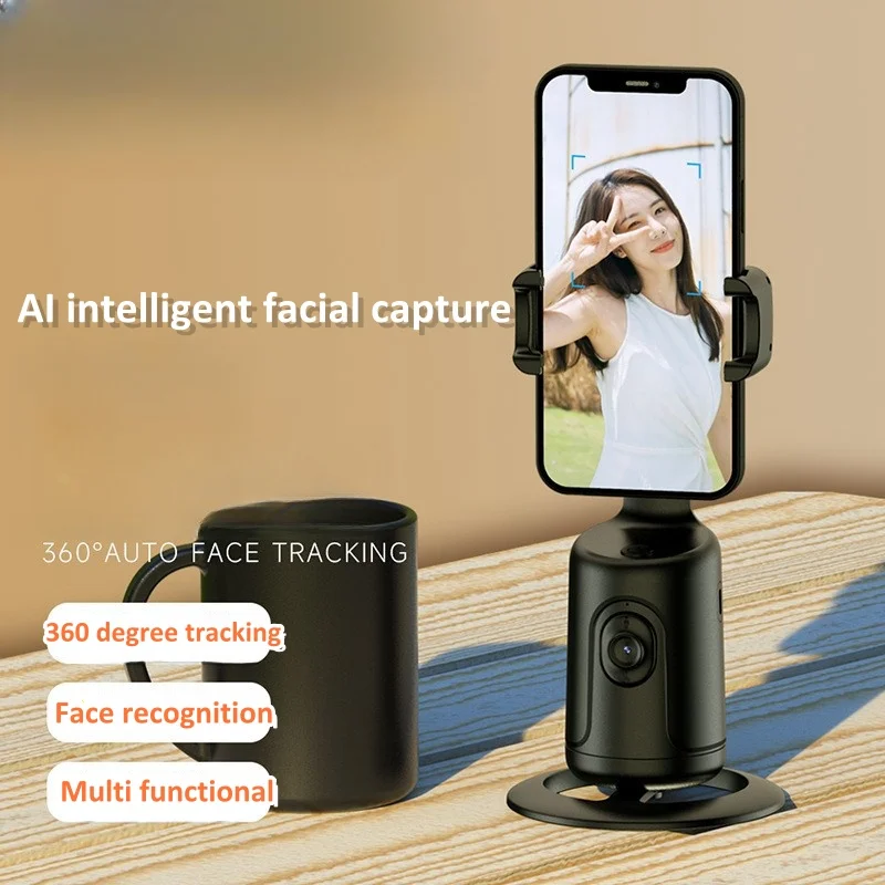 

Live Streaming Video Selfie Stick Tripod 360 Ai Intelligent Tracking Face Object Camera Mobile Phone Holder Gimbal Stabilizer