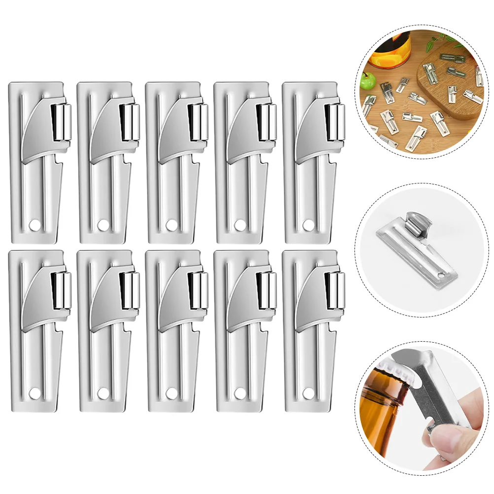 10pcs Stainless Steel Can Opener Practical Can Opener Multifunctional Bottles Opener
10pcs Stainless Steel Can Opener Practical Can Opener Multifunctional Bottles Opener
