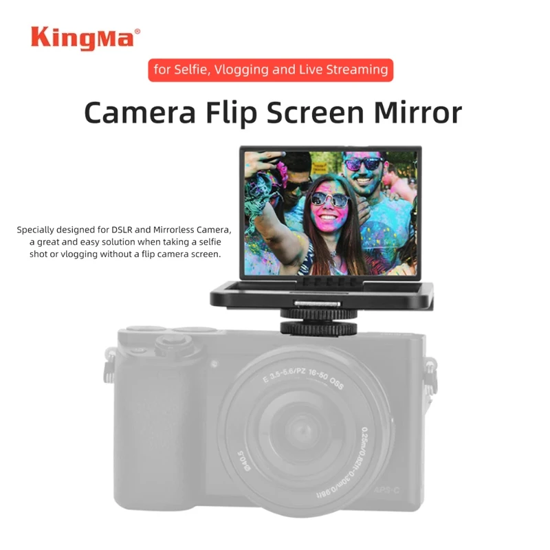 KingMa камера перископ флип Зеркало экран для DSLR и беззеркальной камеры селфи вольтаж прямая трансляция Инструменты Аксессуары для камеры
KingMa камера перископ флип Зеркало экран для DSLR и беззеркальной камеры селфи вольтаж прямая трансляция Инструменты Аксессуары для камеры