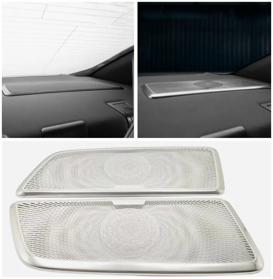Stainless Steel Car Trunk Speaker Audio Loudspeaker Cover Trim For BYD Han Ev Dm 2022 2023 Interior Accessories 
Stainless Steel Car Trunk Speaker Audio Loudspeaker Cover Trim For BYD Han Ev Dm 2022 2023 Interior Accessories