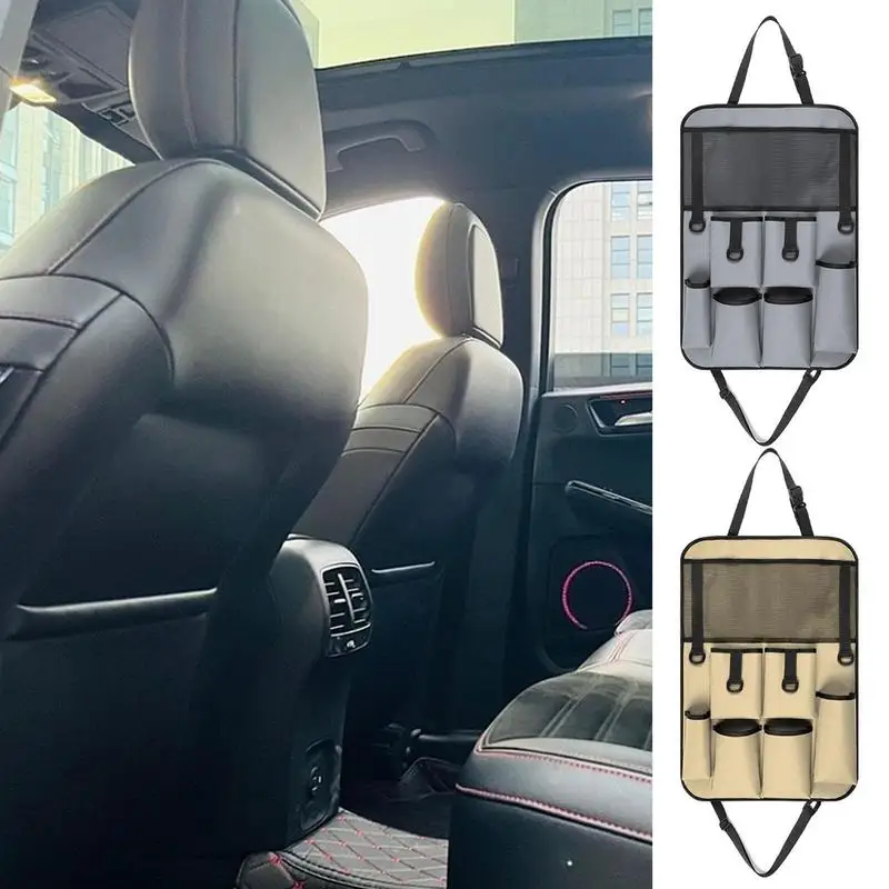 

Car Back Seat Organizer Multiple Pockets Storage Bag Waterproof Car Back Seats Protector Hanging Storage Bag For Snacks Drinks