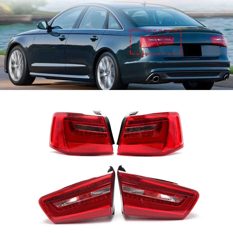 Left Right For Audi A6 C7 Pre-facelift 2012-2014 2015 LED Rear Tail Light Warning Turning Brake Stop Signal Lamp Accessories
Left Right For Audi A6 C7 Pre-facelift 2012-2014 2015 LED Rear Tail Light Warning Turning Brake Stop Signal Lamp Accessories