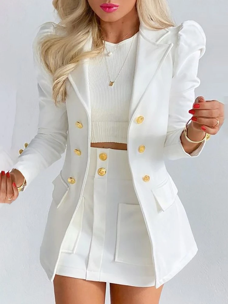 Spring Leisure Fashion Suit Women Skirt Suit 2-piece Office Women Dress Skirt Set Suit for Women Female Blazer Sets with Skirt
Spring Leisure Fashion Suit Women Skirt Suit 2-piece Office Women Dress Skirt Set Suit for Women Female Blazer Sets with Skirt