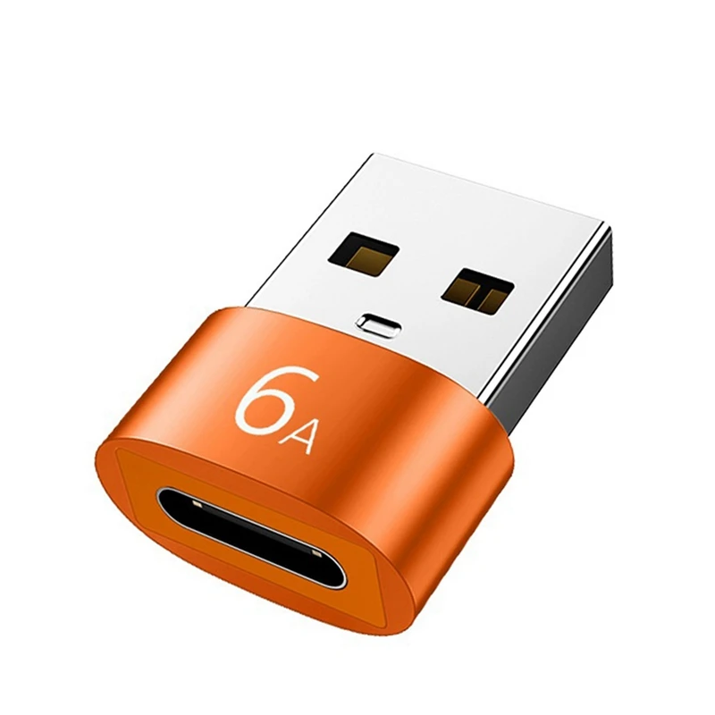2Pcs 6A Type C To USB 3.0 OTG Adapter USB C Female To USB Male Converter For Samsung Xiaomi Huawei, Orange
2Pcs 6A Type C To USB 3.0 OTG Adapter USB C Female To USB Male Converter For Samsung Xiaomi Huawei, Orange