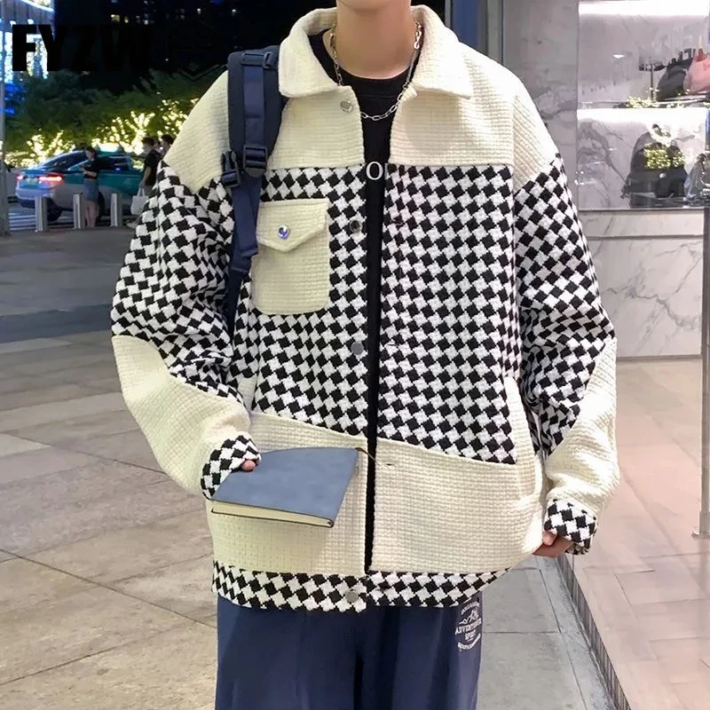 Autumn Winter Fashion Checkerboard Checker Workwear Jacket Men Couple Jacket Senior Sense Vintage Jacket
Autumn Winter Fashion Checkerboard Checker Workwear Jacket Men Couple Jacket Senior Sense Vintage Jacket