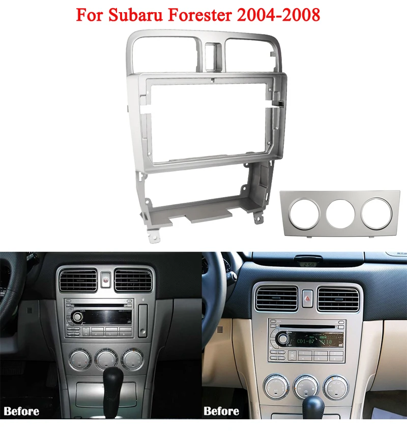 9-дюймовая Автомобильная радиоустановка Fascia Для Subaru Forester 2004-2008, DVD, стереорамная пластина, адаптер для монтажа приборной панели, комплект ободка
9-дюймовая Автомобильная радиоустановка Fascia Для Subaru Forester 2004-2008, DVD, стереорамная пластина, адаптер для монтажа приборной панели, комплект ободка