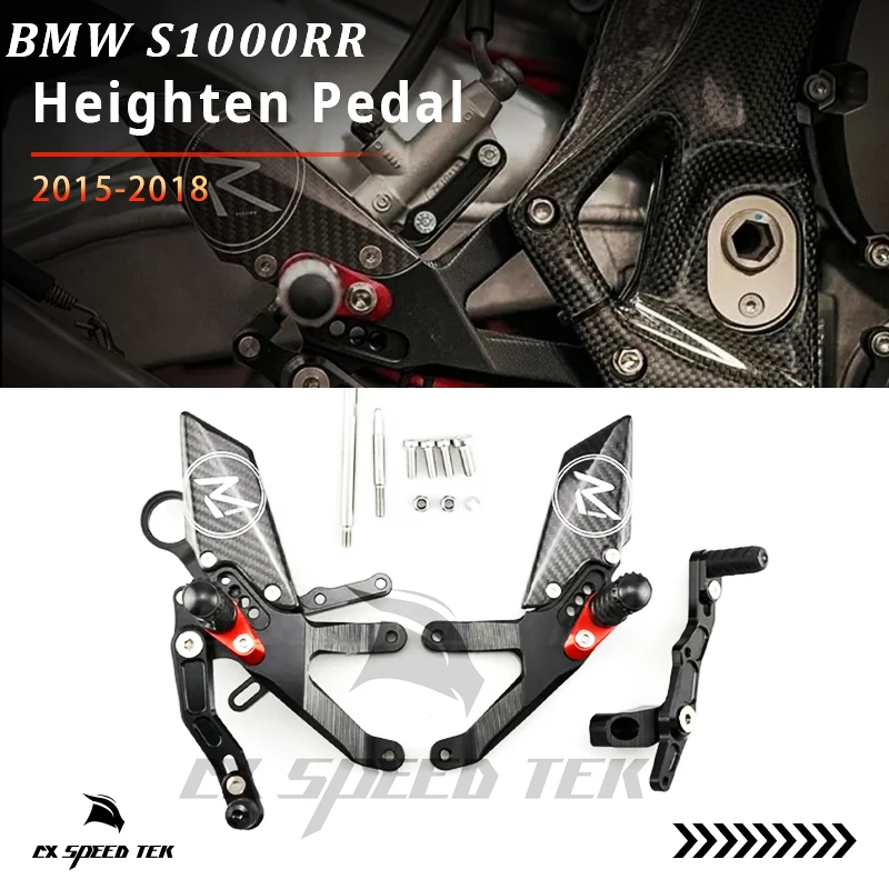 MTKRACING For BMW S1000RR S1000R HP4 2015-2018 Rear Sets Heighten Pedal Adjustable Rearsets FootPegs Shift Lever Brake Kit
MTKRACING For BMW S1000RR S1000R HP4 2015-2018 Rear Sets Heighten Pedal Adjustable Rearsets FootPegs Shift Lever Brake Kit