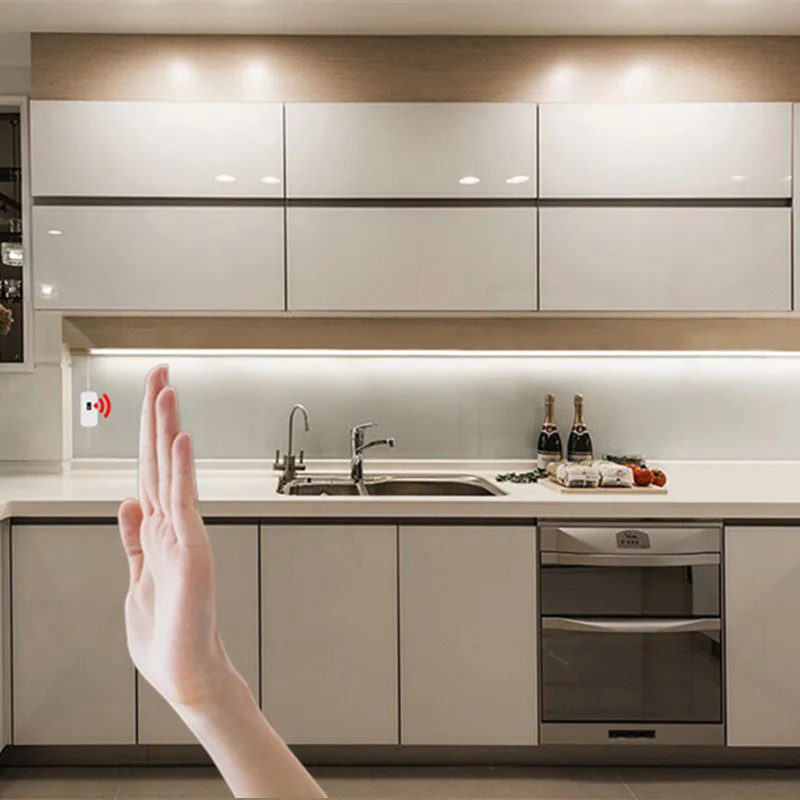 Backlight TV Kitchen 5V Hand Sweep Waving Sensor USB Night Light Cabinet Lamp LED Strip Double-sided Tape Closet Wardrobe Lamp
Backlight TV Kitchen 5V Hand Sweep Waving Sensor USB Night Light Cabinet Lamp LED Strip Double-sided Tape Closet Wardrobe Lamp