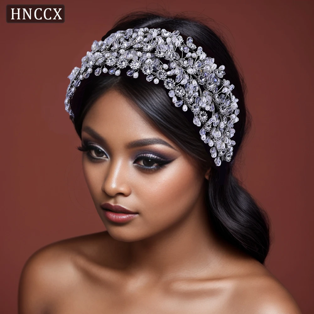 HNCCX Shiny Crystal Headband Handmade Pearl Bridal Wedding Hair Ornaments Elegant Wedding Accessories Brides Headpieces CP454
HNCCX Shiny Crystal Headband Handmade Pearl Bridal Wedding Hair Ornaments Elegant Wedding Accessories Brides Headpieces CP454