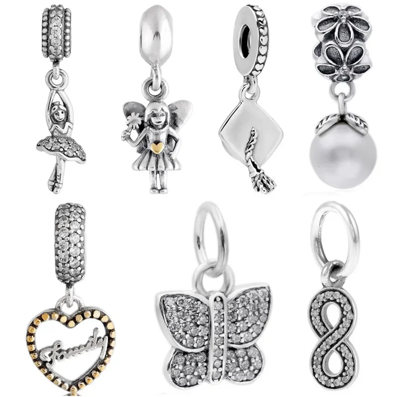 Sparkling Butterfly Ballerina Fairy Tale Graduation Cap Pendant Bead 925 Sterling Silver Charm Fit Europe Bracelet DIY Jewelry
Sparkling Butterfly Ballerina Fairy Tale Graduation Cap Pendant Bead 925 Sterling Silver Charm Fit Europe Bracelet DIY Jewelry