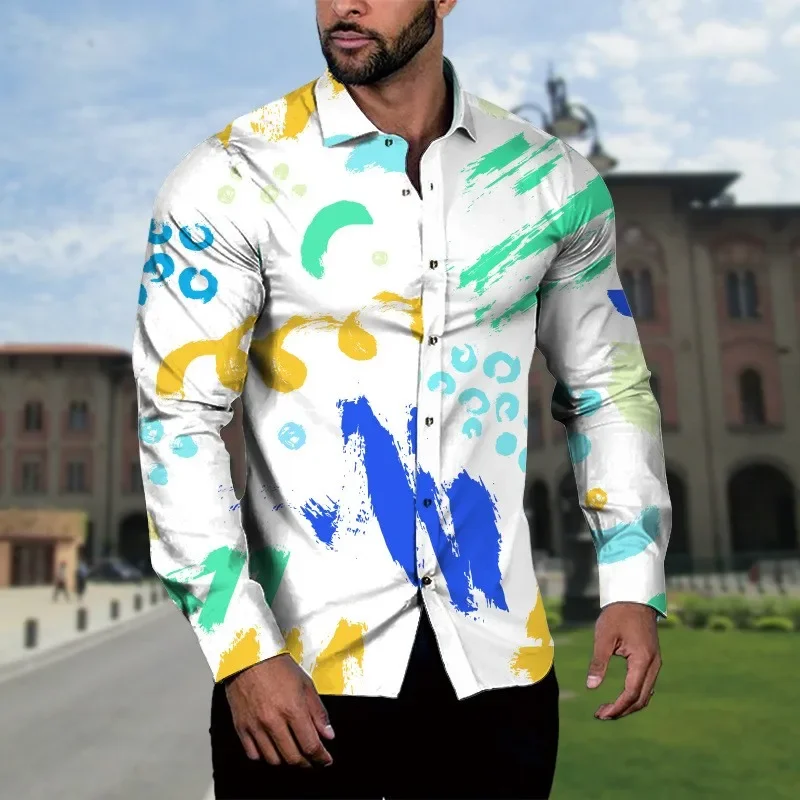 Fashion Men's Shirt Lapel Street Casual Button Long Sleeve Top Casual Fashion Breathable Comfortable Sportswear Plus Size s-6XL
Fashion Men's Shirt Lapel Street Casual Button Long Sleeve Top Casual Fashion Breathable Comfortable Sportswear Plus Size s-6XL
