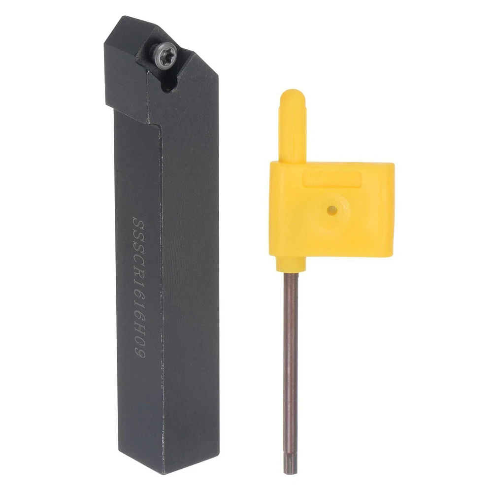 5/8" Lathe Indexable Carbide Turning Tool Holder SSSCR1616H09 CNC 45° Blade Holder For Metalworking Turning Tools Accessories
5/8" Lathe Indexable Carbide Turning Tool Holder SSSCR1616H09 CNC 45° Blade Holder For Metalworking Turning Tools Accessories