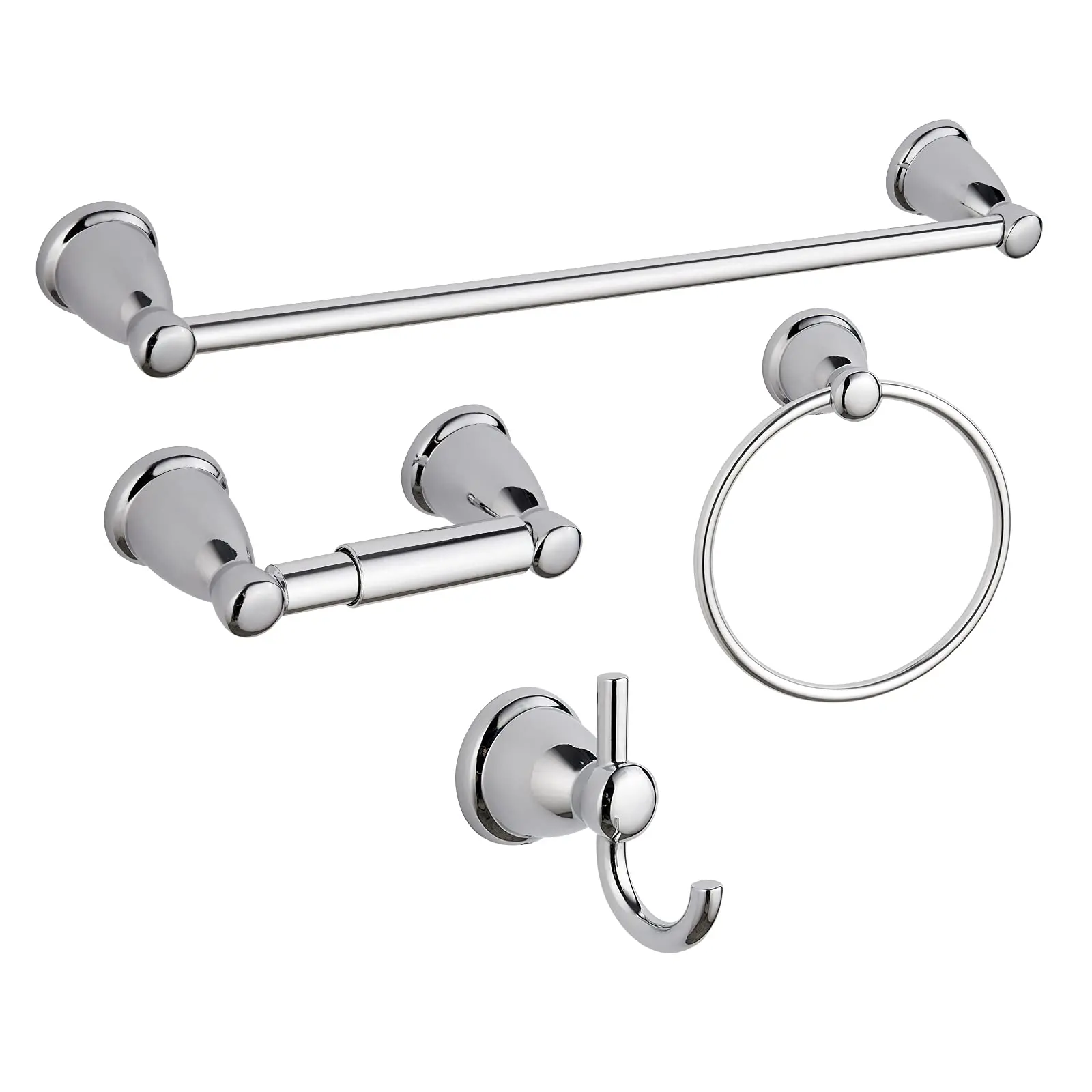 Laier Bathroom Hardware Set Chrome 4-Pieces Bathroom Towel Rack 24 Inches Adjustable Bathroom Accessories Set
Laier Bathroom Hardware Set Chrome 4-Pieces Bathroom Towel Rack 24 Inches Adjustable Bathroom Accessories Set