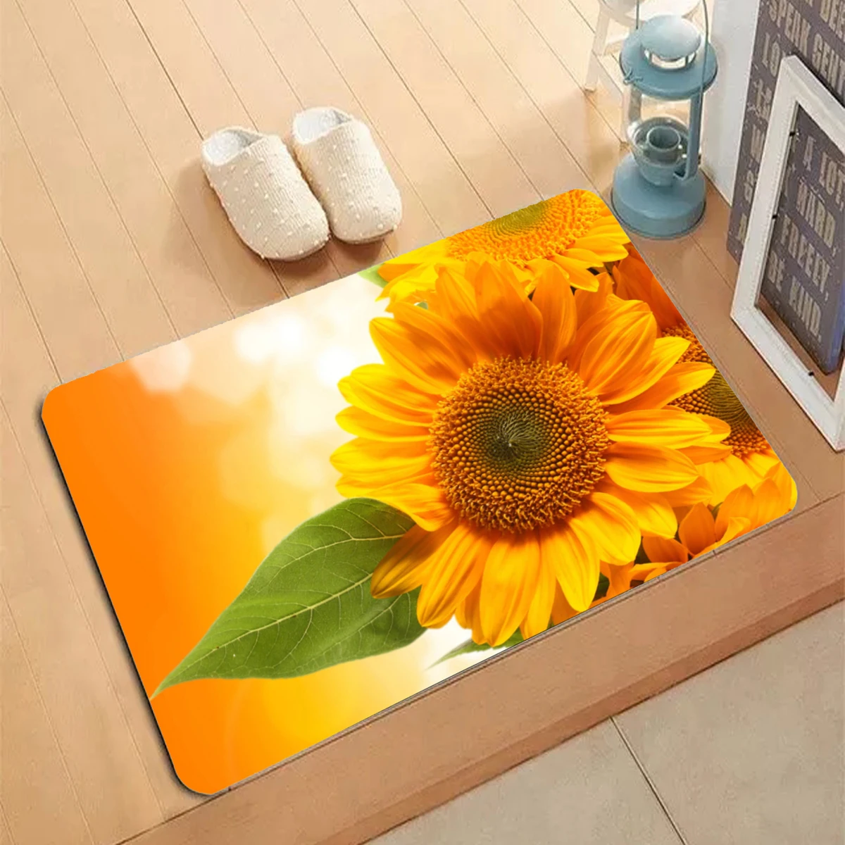 40x60cm Sunflower pattern Entrance Doormat Printed Anti-Slip Bath Mat Kitchen Living Room Bathroom Area Rugs Home Decor
40x60cm Sunflower pattern Entrance Doormat Printed Anti-Slip Bath Mat Kitchen Living Room Bathroom Area Rugs Home Decor