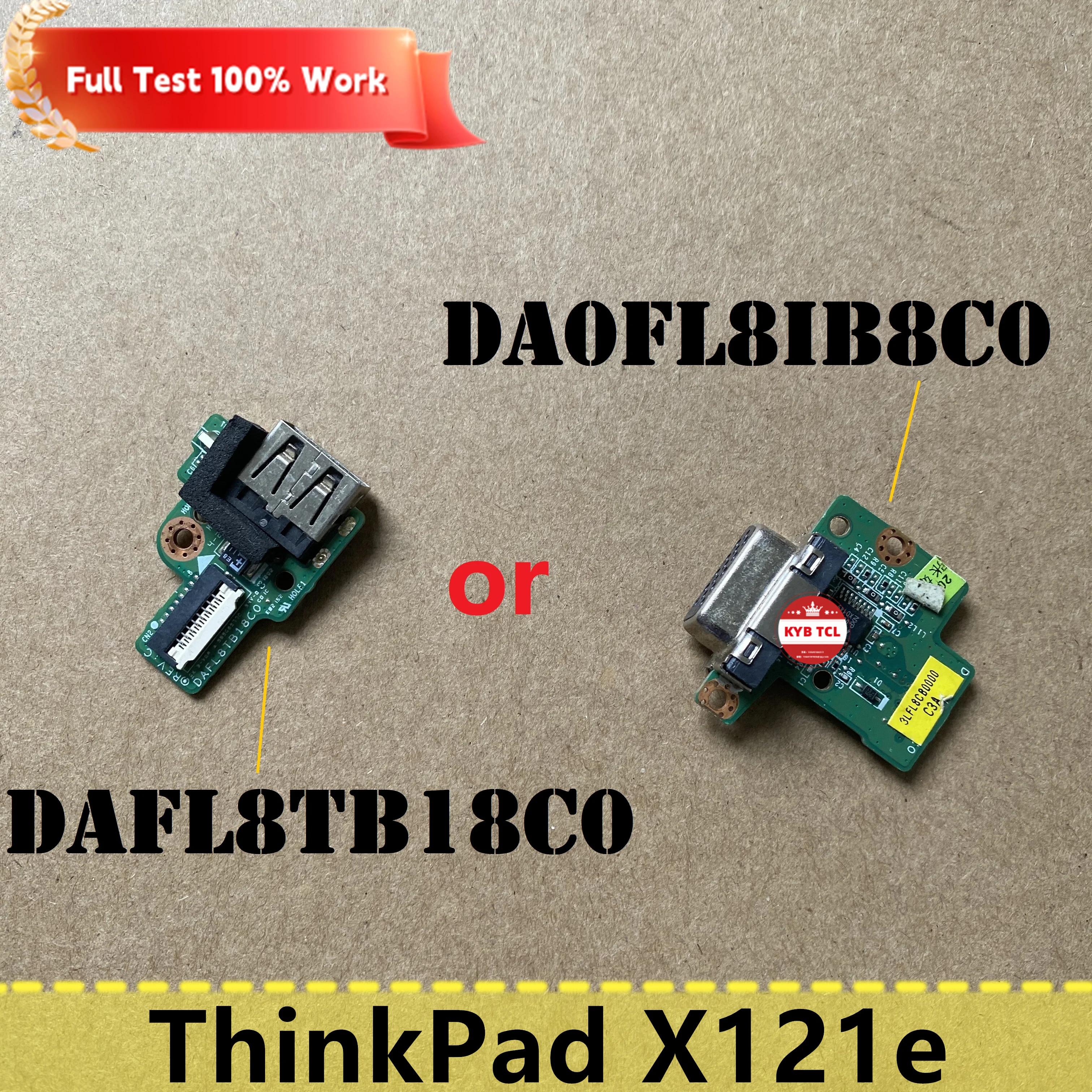 For Lenovo ThinkPad X121e 3051-62G Laptop VGA Board Or USB Board DA0FL8IB8C0 DAFL8TB18C0 Notebook
For Lenovo ThinkPad X121e 3051-62G Laptop VGA Board Or USB Board DA0FL8IB8C0 DAFL8TB18C0 Notebook