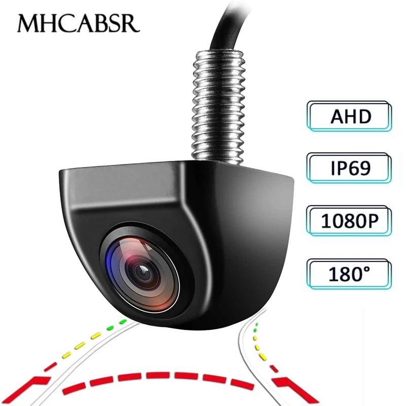 

Car Rear View Reversing Camera AHD 1920x1080P HD 170 Degree Fisheye Lens Starlight Night Vision Car Universal Camera Waterproof