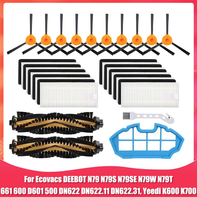 Replacement Accessories Kit For Ecovacs Deebot N79S N79 DN622 DN622.11 DN622.31 N79SE N79W Robot Vacuum Cleaner
Replacement Accessories Kit For Ecovacs Deebot N79S N79 DN622 DN622.11 DN622.31 N79SE N79W Robot Vacuum Cleaner