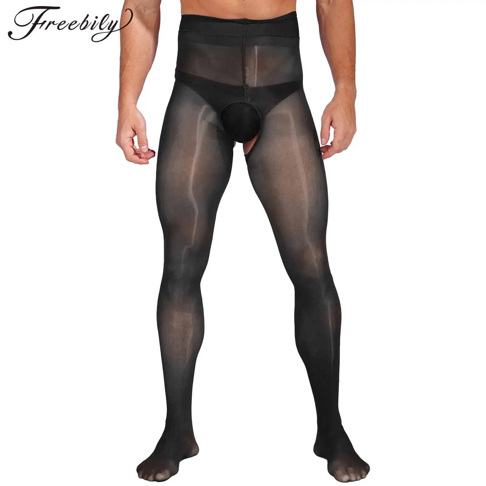 Mens Sexy See Through Crotchless Pantyhose Glossy Smooth Mid Waist Open Crotch Exotic Tights Lightweight Stretchy Leggings Pants
Mens Sexy See Through Crotchless Pantyhose Glossy Smooth Mid Waist Open Crotch Exotic Tights Lightweight Stretchy Leggings Pants