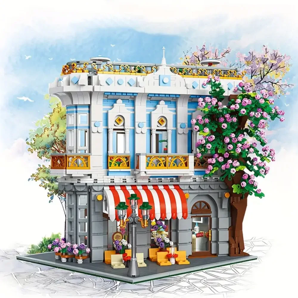 IN stock Creative City Light Sakura Restaurant Building Blocks MOC street view Creative Model Set Bricks Adult Toys IN stock Creative City Light Sakura Restaurant Building Blocks MOC street view Creative Model Set Bricks Adult Toys