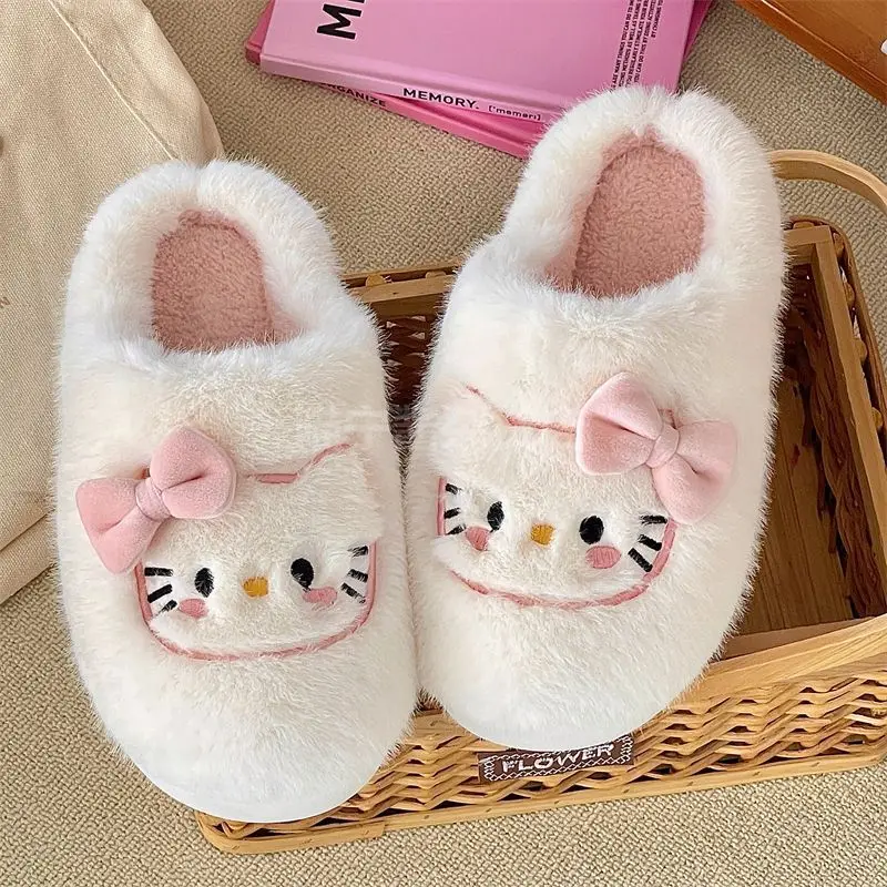 2023 New Sanrio Hello Kitty Kawaii Anime Cotton Slippers Girls Warm Winter Indoor Home Plush Anti-skid Shoes Christmas Gifts
2023 New Sanrio Hello Kitty Kawaii Anime Cotton Slippers Girls Warm Winter Indoor Home Plush Anti-skid Shoes Christmas Gifts