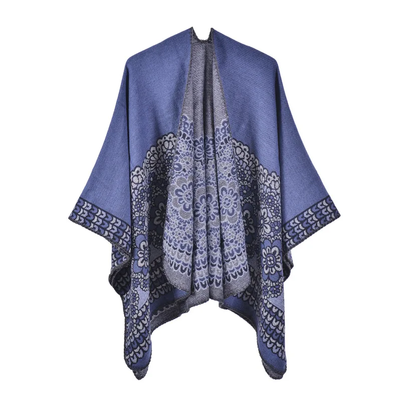 Poncho Travel Split Warm Shawl Cloak Women's Imitation Cashmere Fashionable Air Conditioning Cardigan Scarf Cloaks Lady Capes B1
Poncho Travel Split Warm Shawl Cloak Women's Imitation Cashmere Fashionable Air Conditioning Cardigan Scarf Cloaks Lady Capes B1