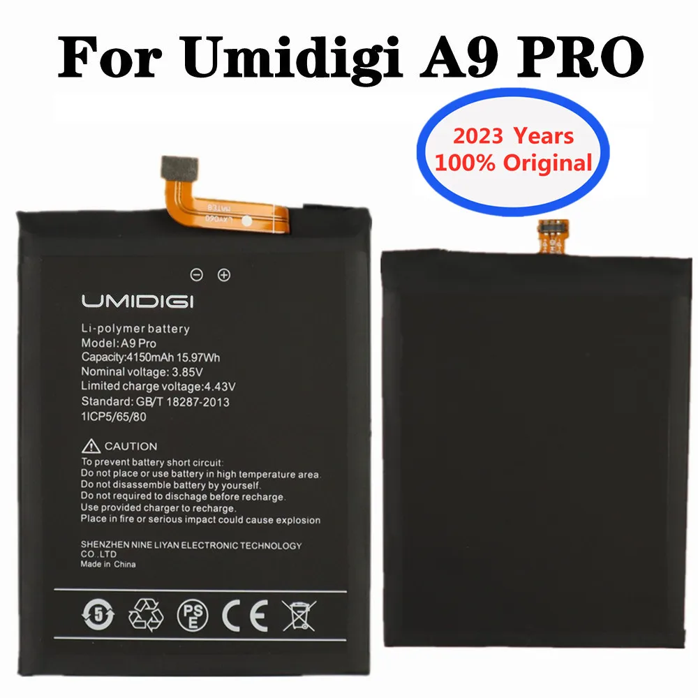 2023 Years 100% Original A9 PRO Battery For UMI Umidigi A9 Pro A9Pro 4150mAh Phone Replacement Bateria Batteries +Tools In Stock
2023 Years 100% Original A9 PRO Battery For UMI Umidigi A9 Pro A9Pro 4150mAh Phone Replacement Bateria Batteries +Tools In Stock