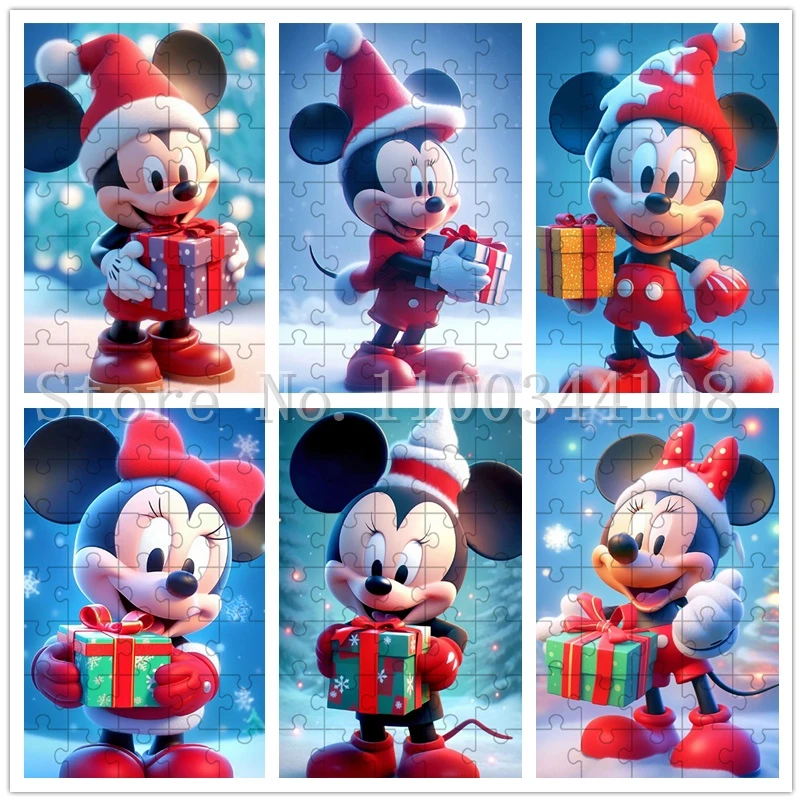 Disney Mickey Mouse Jigsaw Puzzles 35 Pieces Christmas Cartoon Mini Size Puzzles for Children Intelligence Game Toys Xmas Gifts
Disney Mickey Mouse Jigsaw Puzzles 35 Pieces Christmas Cartoon Mini Size Puzzles for Children Intelligence Game Toys Xmas Gifts