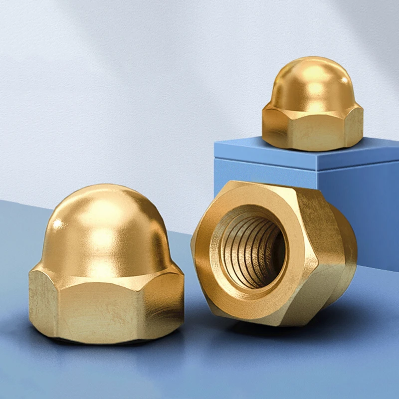 

5Pcs/lot Acorn Cap Nuts M3 M4 M5 M6 M8 M10 M12 M14 M16 M18 M20 Brass Decorative Dome Cap Nuts Blind Nuts