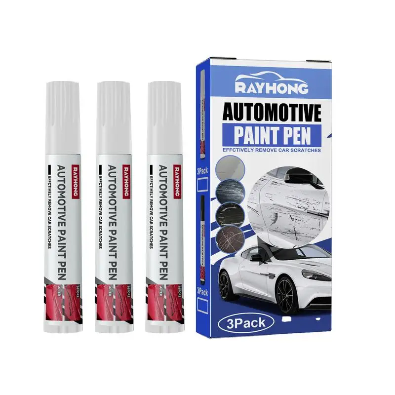 

3 Pcs Car Scratch Repair Pen Portable Paint Pen For Vehicle Scratches Repairing Car Scratch Remover Durable Paint Pens For