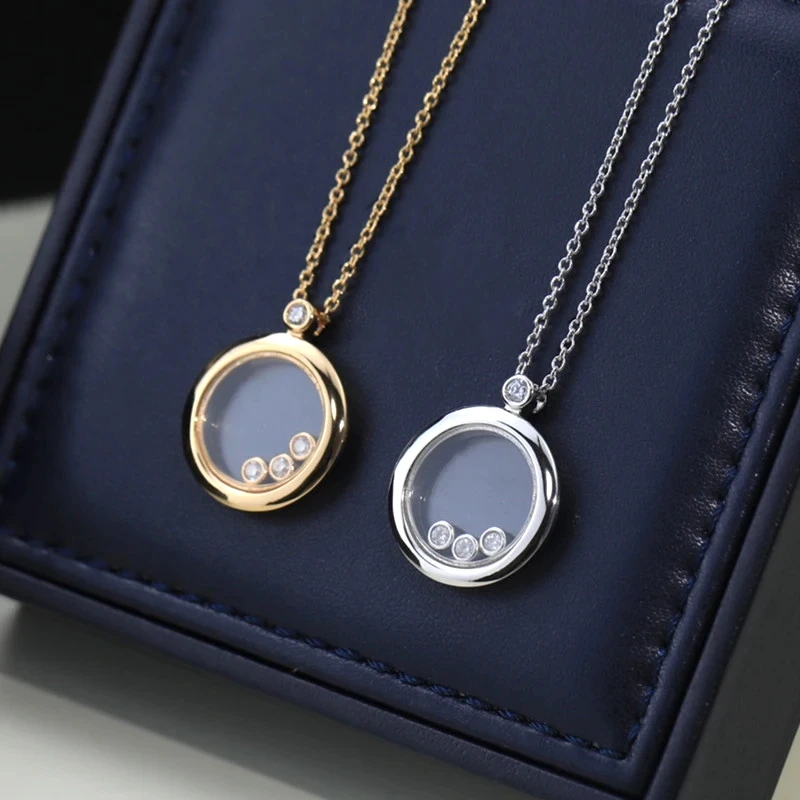 New 925 sterling silver round necklace for women Fashion ethos Luxury brand jewelry party anniversary gift
New 925 sterling silver round necklace for women Fashion ethos Luxury brand jewelry party anniversary gift