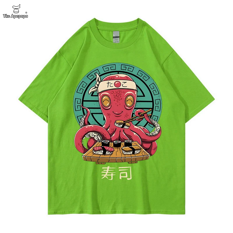 Hip Hop Streetwear T-Shirt Harajuku Japanese Squid Kanji Funny Tees 2022 Men Japan Style Summer Cotton Short Sleeve TShirt
Hip Hop Streetwear T-Shirt Harajuku Japanese Squid Kanji Funny Tees 2022 Men Japan Style Summer Cotton Short Sleeve TShirt