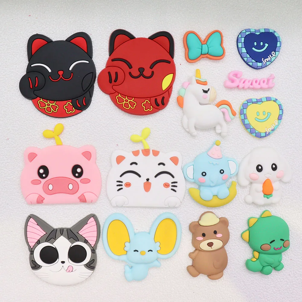 Mix 50PCS PVC Animal Croc Jibz Buckle Horse Elephant Bear Cat Rabbit Dinosaur Garden Shoes Button Decoration Slipper Accessories
Mix 50PCS PVC Animal Croc Jibz Buckle Horse Elephant Bear Cat Rabbit Dinosaur Garden Shoes Button Decoration Slipper Accessories