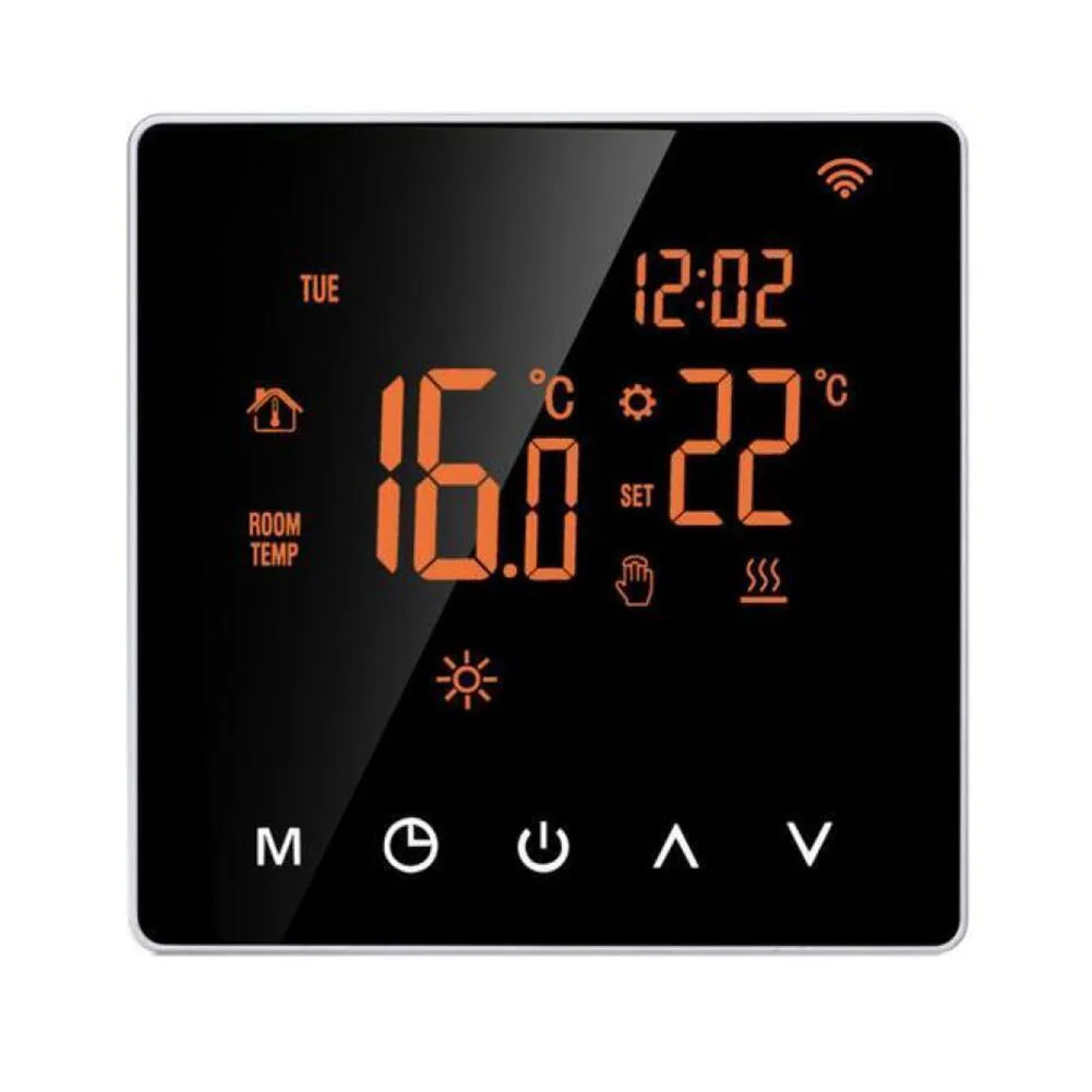 Switch Smart Thermostat 1 Set 110-230V AC 3A 50/60HZ 86 * 86 * 40mm Black Flame Retardant PC Voice Control Home
Switch Smart Thermostat 1 Set 110-230V AC 3A 50/60HZ 86 * 86 * 40mm Black Flame Retardant PC Voice Control Home