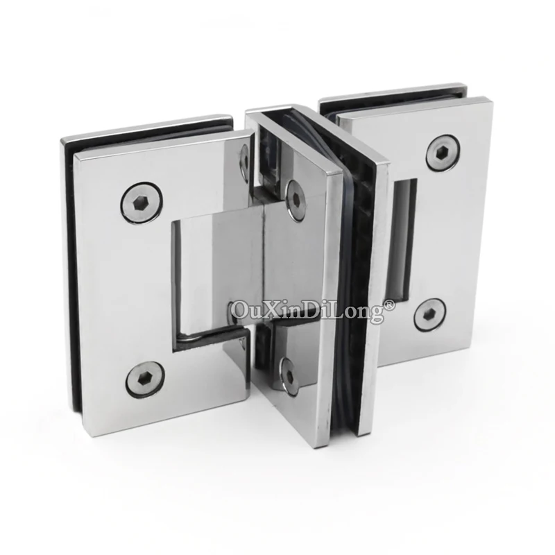 Stainless Steel Frameless Shower Door Hinges T-Shape Glass Hinges 2 open 1 Fixed Shower Door Clamps Polishing/Brushed for 8~12mm 
Stainless Steel Frameless Shower Door Hinges T-Shape Glass Hinges 2 open 1 Fixed Shower Door Clamps Polishing/Brushed for 8~12mm
