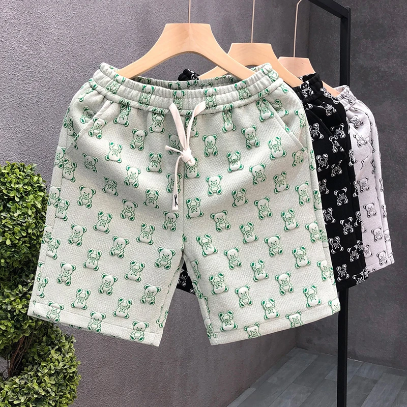 2024 New Arrival Men's Summer Shorts Bear Print Casual Shorts Men's Loose Comfortable Beach Pants Trendy Harlan Pants
2024 New Arrival Men's Summer Shorts Bear Print Casual Shorts Men's Loose Comfortable Beach Pants Trendy Harlan Pants