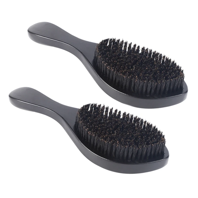 2 Pcs Magic-Wave Brush Curved Wave Brush Men's Styling Comb Soft And Wild Boar Hairdressing Tool
2 Pcs Magic-Wave Brush Curved Wave Brush Men's Styling Comb Soft And Wild Boar Hairdressing Tool