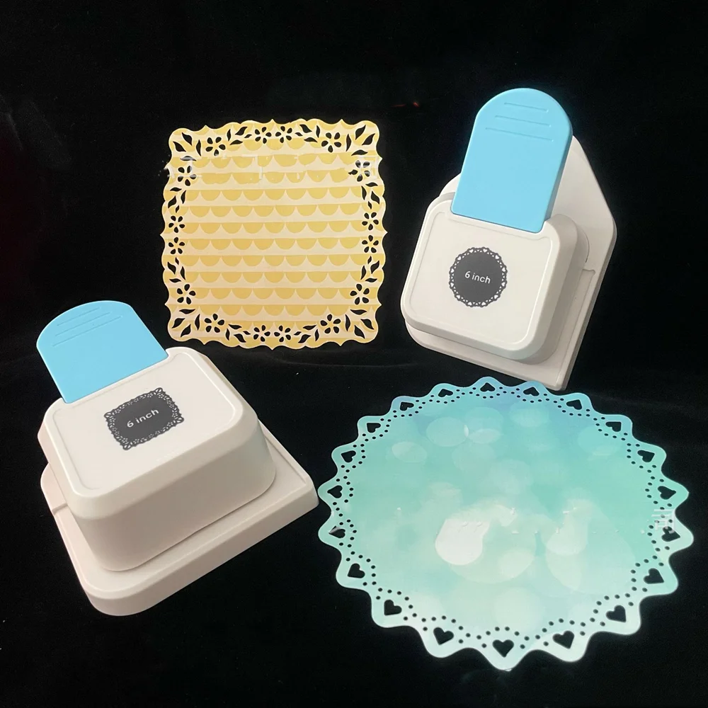 6 Inch Lever Action Craft Punch for Paper Crafting Scrapbooking Flower Embossing Cards Arts DIY Border Edge Puncher 6 Patterns 
6 Inch Lever Action Craft Punch for Paper Crafting Scrapbooking Flower Embossing Cards Arts DIY Border Edge Puncher 6 Patterns