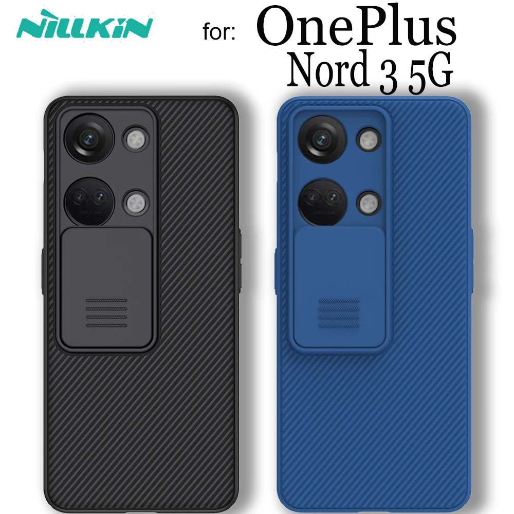 

OnePlus Nord 3 5G Case Nillkin Slide Camera Protection Lens Protect Privacy Hard PC Shockproof Cover for One Plus Nord3 Capa