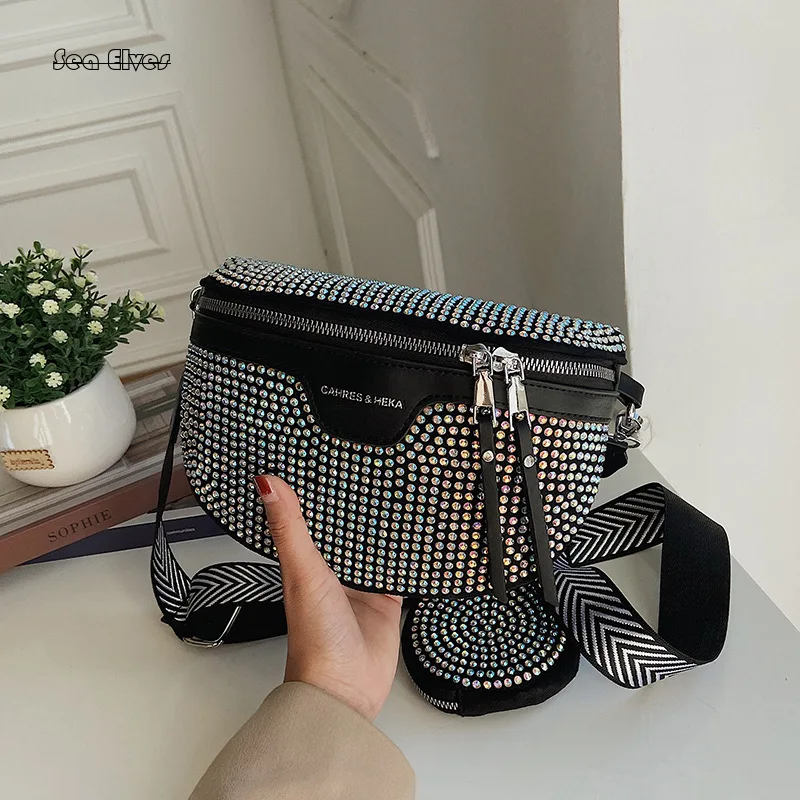 2024 New Women's Diamond Crossbody Bag Fashion Waist Bag Leisure Zipper Handbag Wallet Chest Wallet Shoulder Bag Women's Handbag
2024 New Women's Diamond Crossbody Bag Fashion Waist Bag Leisure Zipper Handbag Wallet Chest Wallet Shoulder Bag Women's Handbag