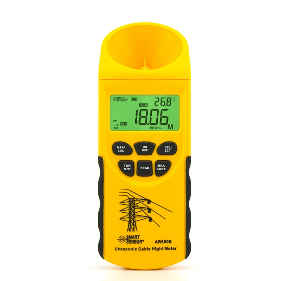 Cable Altimeter Altimeter large range of 3 to 23 meters measure the height of 6 cables LCD screen backlight easy to carry
Cable Altimeter Altimeter large range of 3 to 23 meters measure the height of 6 cables LCD screen backlight easy to carry