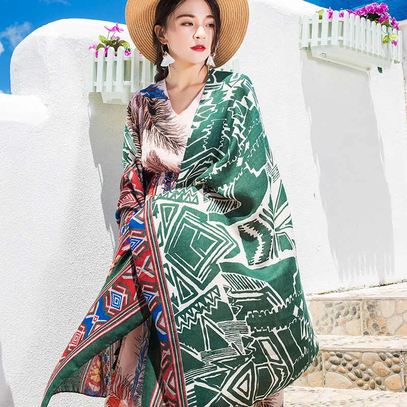 Summer Shade Luxury Brand Women Scarf All-match Print Ethnic Style Lady Scarves Photographic Tassels Female Shawl Bufanda Mujer
Summer Shade Luxury Brand Women Scarf All-match Print Ethnic Style Lady Scarves Photographic Tassels Female Shawl Bufanda Mujer