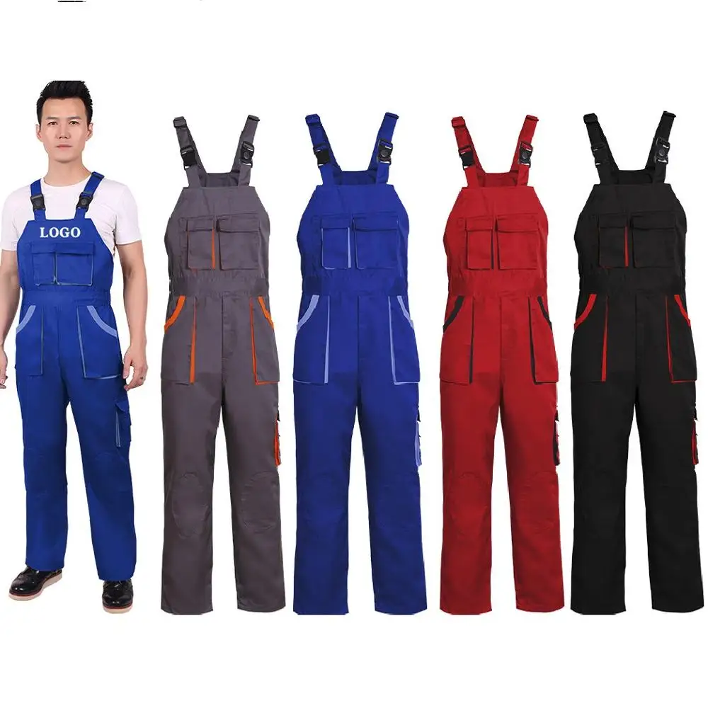 Men's cargo pocket work overalls workwear Bib Overalls twill multi pocket working mechanic overalls repair work clothing uniform
Men's cargo pocket work overalls workwear Bib Overalls twill multi pocket working mechanic overalls repair work clothing uniform