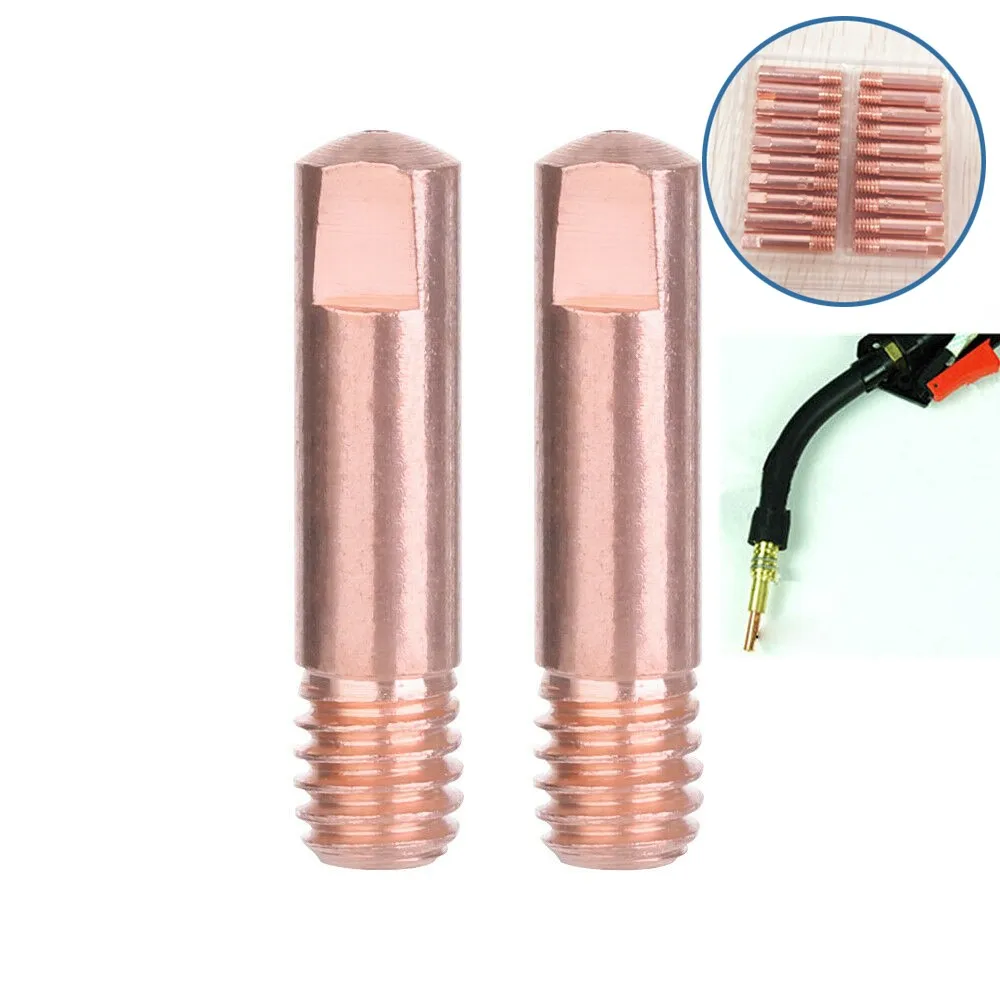 New Useful Mig Welding Contact Tips Length 25mm MB15 (M6) Replacement Welder Flux Cored Wire 0.8mm Easy To Use
New Useful Mig Welding Contact Tips Length 25mm MB15 (M6) Replacement Welder Flux Cored Wire 0.8mm Easy To Use