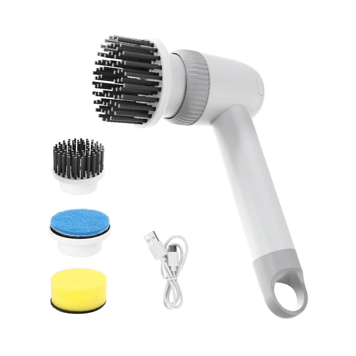 Cordless Electric Spin Scrubber Electric Cleaning Brush Scrubber Replaceable Cleaning Heads Handheld Power Shower
Cordless Electric Spin Scrubber Electric Cleaning Brush Scrubber Replaceable Cleaning Heads Handheld Power Shower