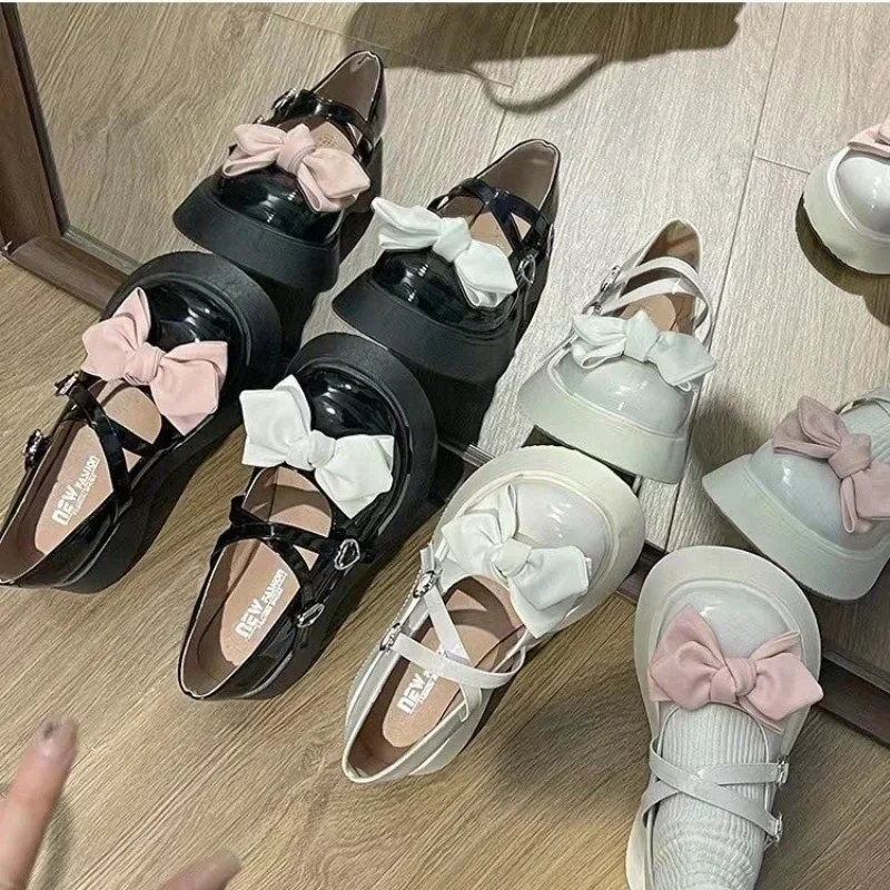 Женские туфли на толстой подошве, винтажные удобные туфли мэри джейн с бантом на плоской подошве, 2024
Женские туфли на толстой подошве, винтажные удобные туфли мэри джейн с бантом на плоской подошве, 2024