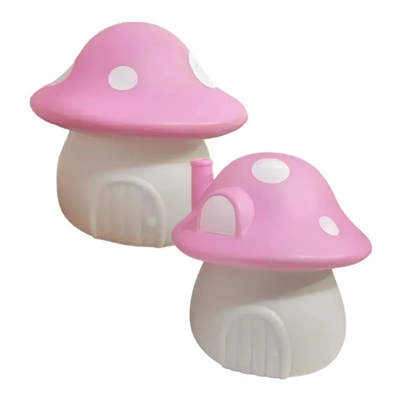 

Mushroom Nightlight Cute Aesthetic Nightlight Table Decorations Kawaii Nightlight Mushroom Desk Light Battery Powered Cartoon