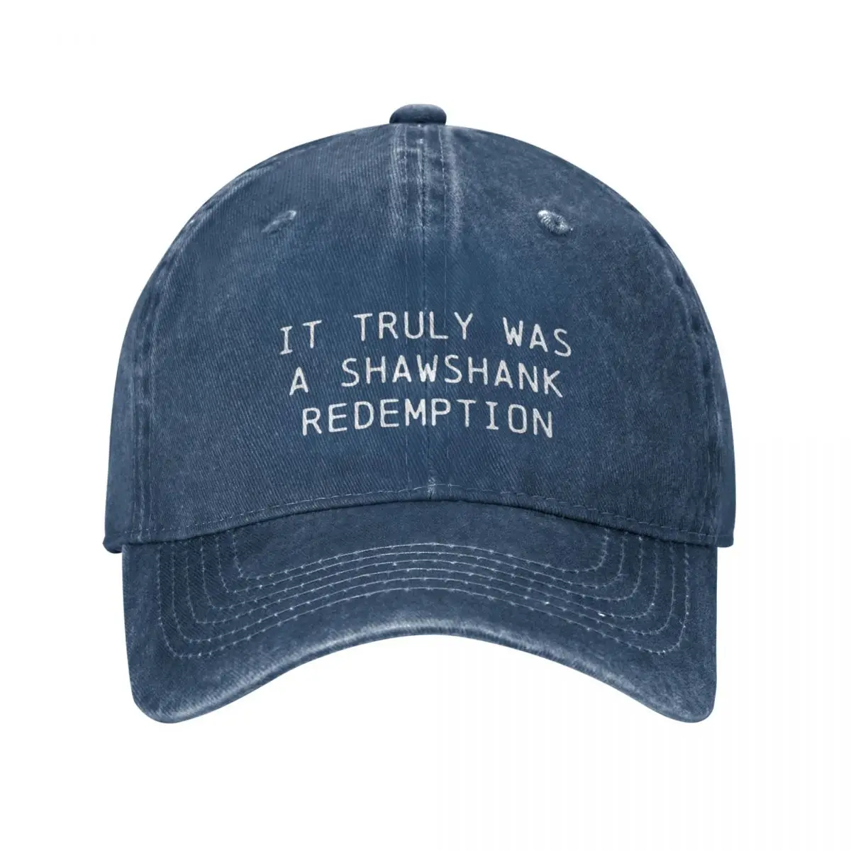 

Truly Was a Shawshank Redemption (white text) Cowboy Hat Hood Bobble hat dropshipping golf luxury woman hat Men's